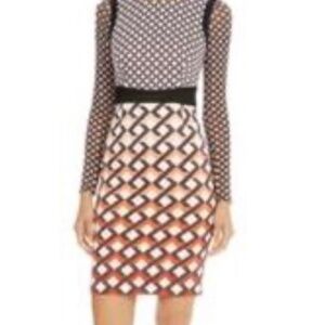 Karen Millen Geometric Design Dress
